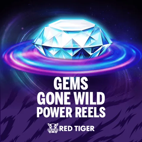 Gems Gone Wild Power Reels oyununun kapak görseli