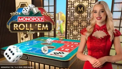 MONOPOLY Roll 'em oyununun kapak görseli